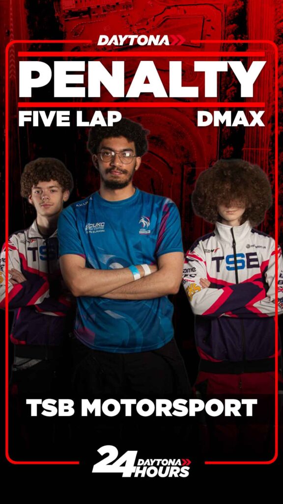 FIVE LAP PENALTY TSB
