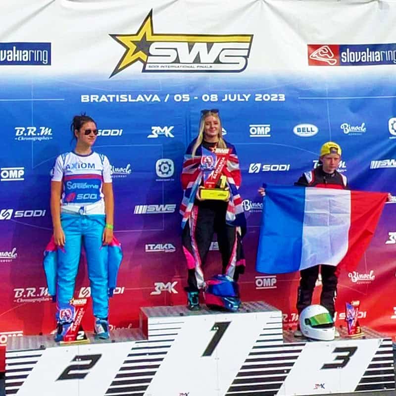 abi sanders world champion daytona