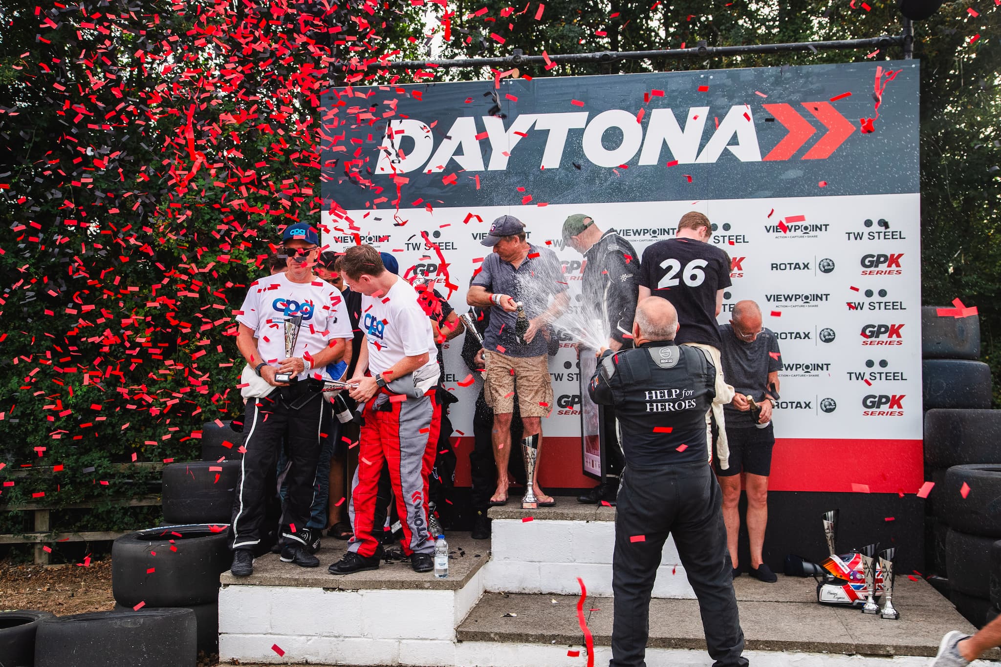 daytona podium